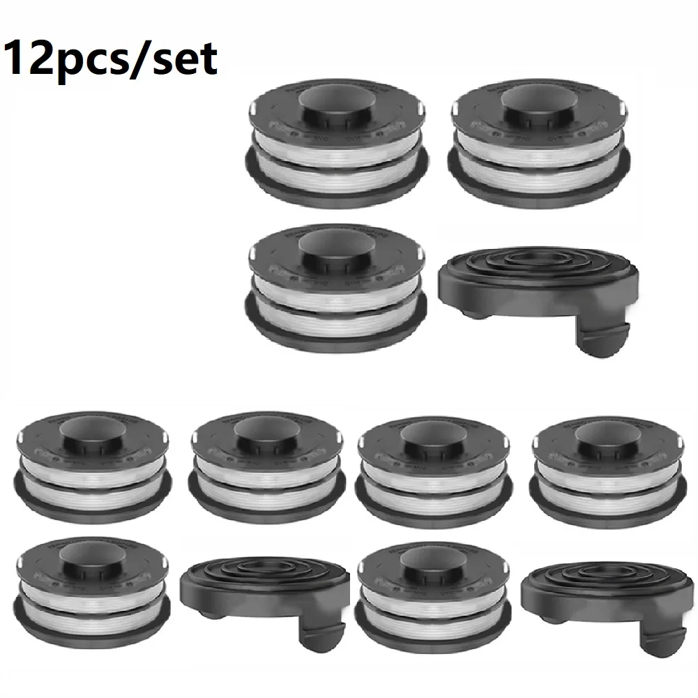 Фото 4 шт. для триммерной головки с крышкой катушки подходят для Einhell GC-ET 4530 3405685 CG-ET 4530 RTV 400, RTV 550, RTV 550/1 №4