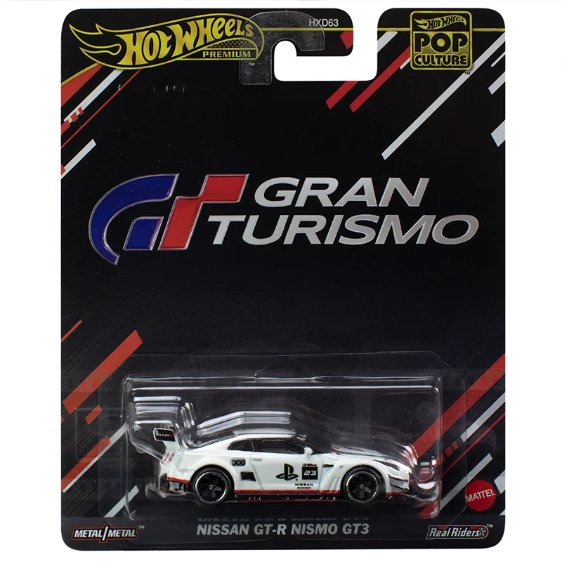Фото Оригинальная коллекция моделей Mattel Hot Wheels Pop Culture HXD63, коллекция моделей GTR, литые металлические игрушки 1:64 GTR 34 №4