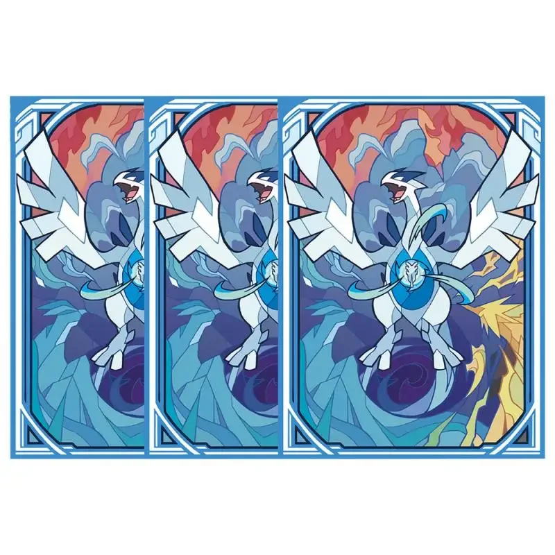 Фото 64 шт./компл. карты Pokemon Ptcg рукав Logia Diy Self Made аниме игровые персонажи красочная версия коллекционная карта защитный чехол №2