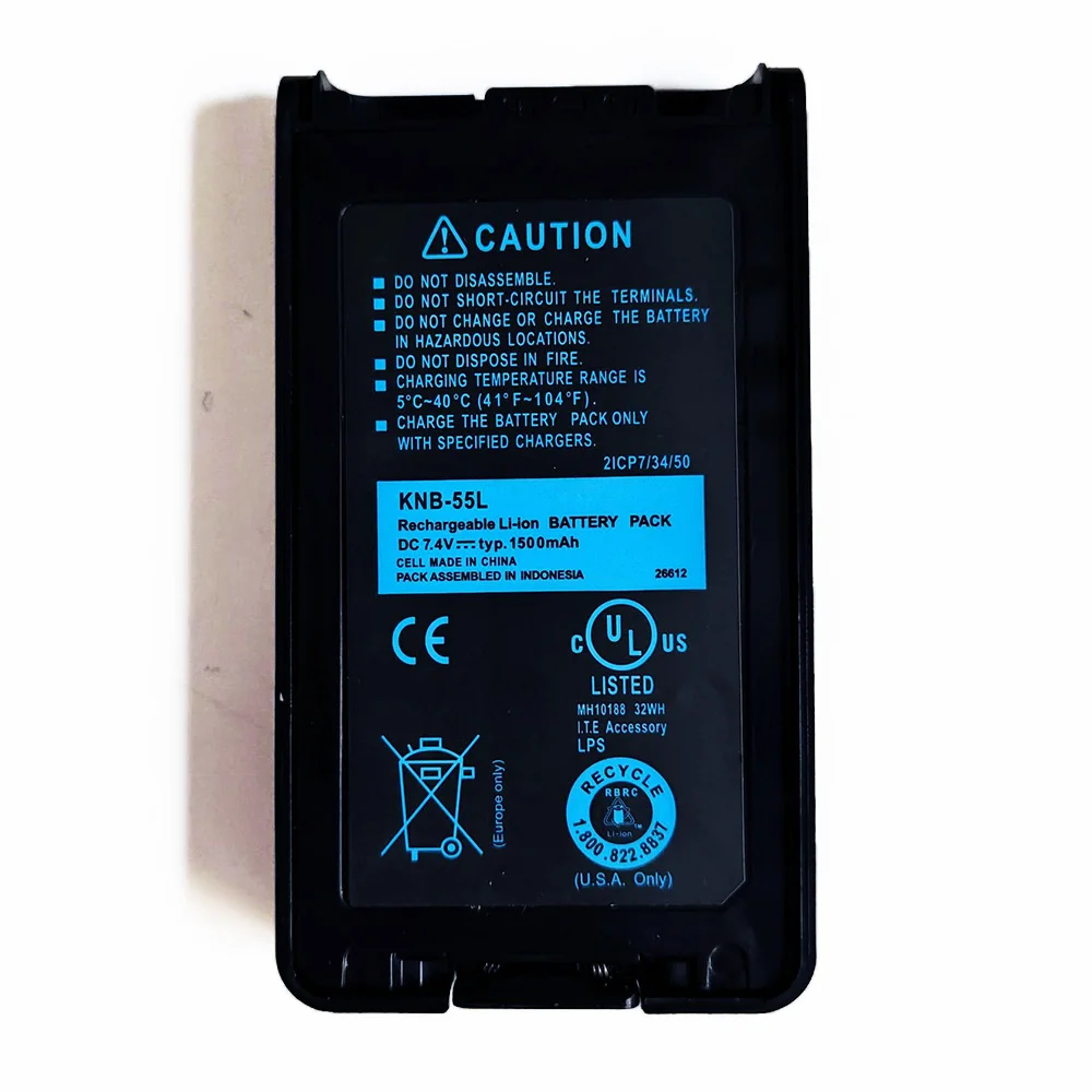 Фото KNB-55L литий-ионный аккумулятор для рации для KENWOOD TK-2140 TK-3360 TK-2170 TK-2173 TK-2360 TK-3178, сменный аккумулятор для 2-сторонней радиосвязи №2