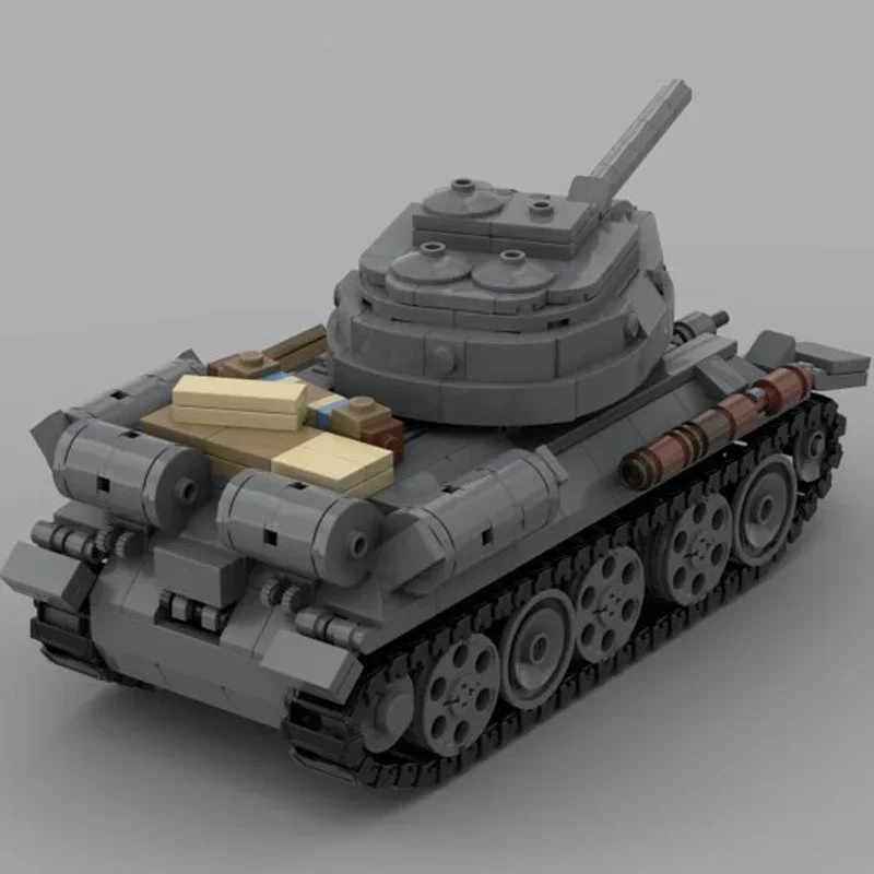 Фото Moc строительные кирпичи модель военного оружия советский средний танк технология модульные блоки подарки игрушки для детей наборы «сделай сам» сборка №2