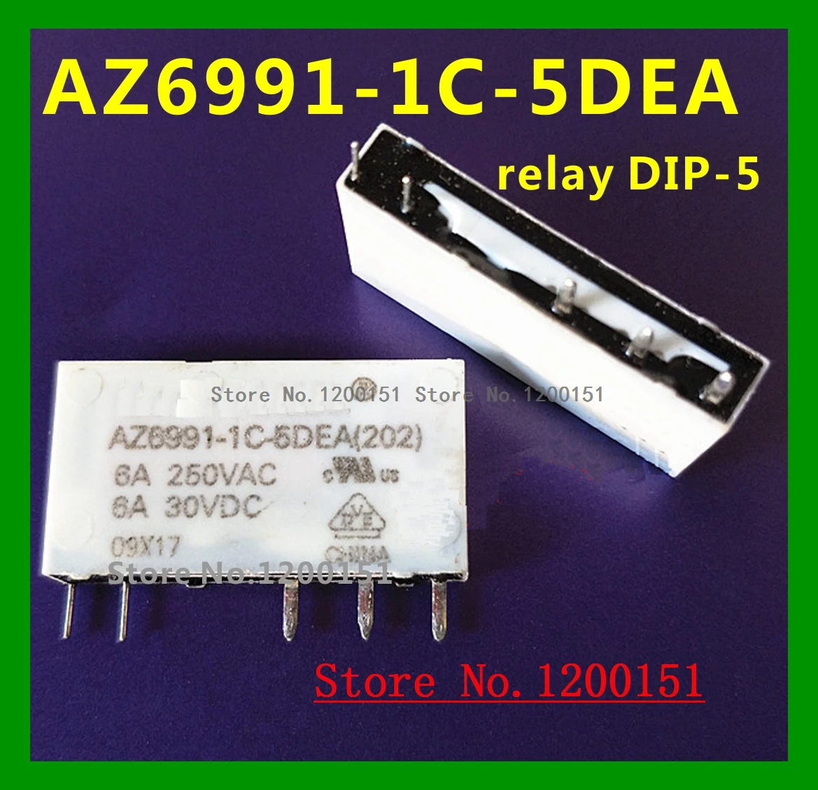 AZ6991-1C-5DEA 5 в постоянного тока AZ6991-1C-5DEA-5V relay DIP-5