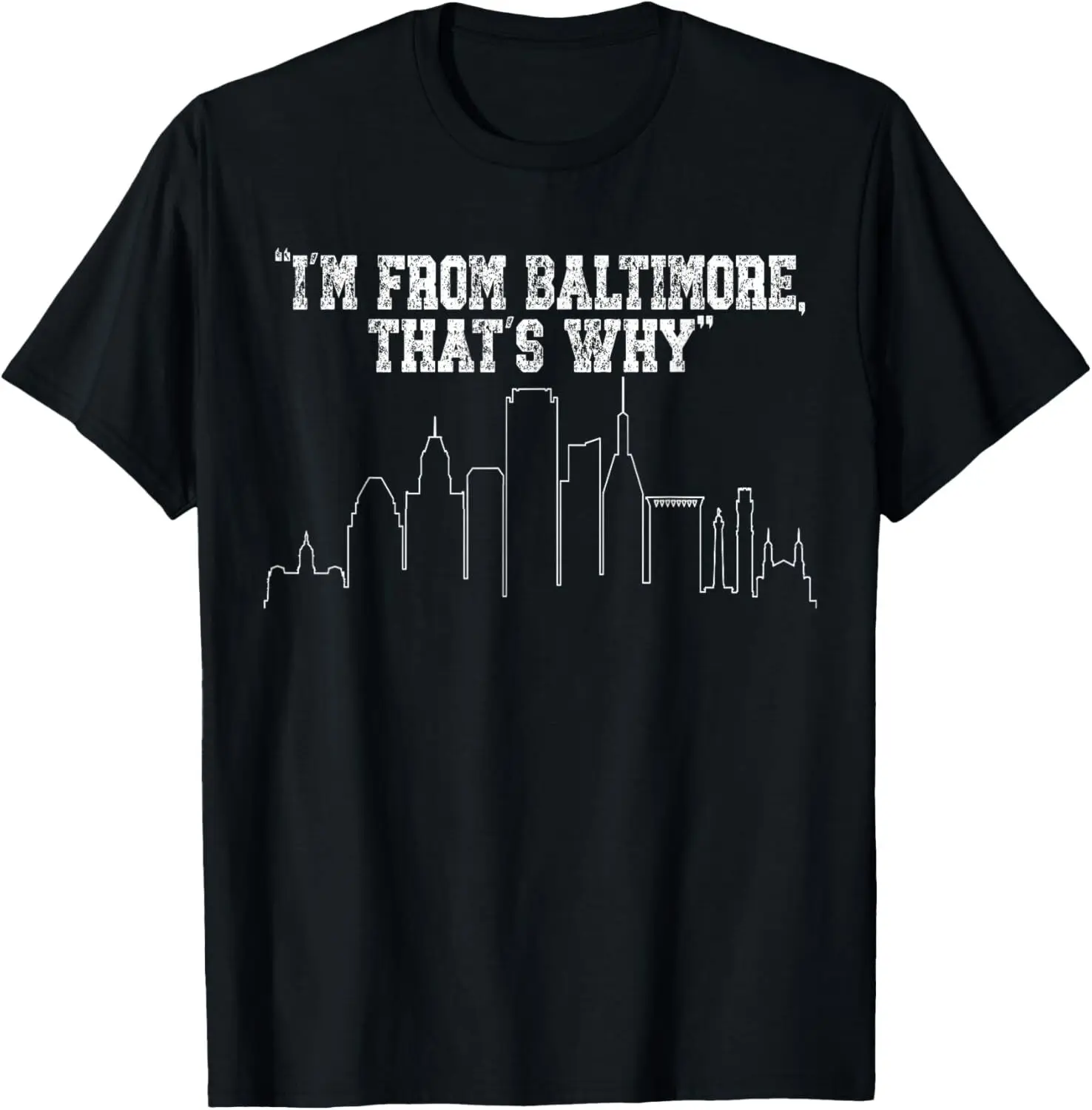 Футболка с капюшоном «Я от Baltimore That s Why»