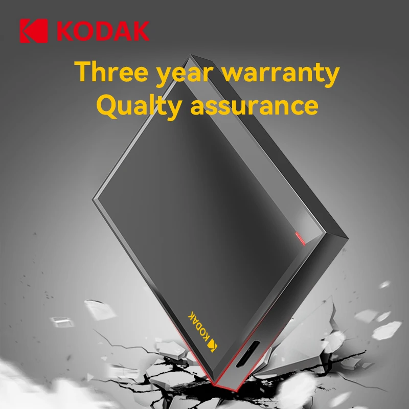 Фото KODAK Портативный 2,5-дюймовый Внешний Жесткий Диск 500 ГБ 1 ТБ 2 ТБ USB 3.0 Внешний Жесткий Диск Для Хранения Данных №4