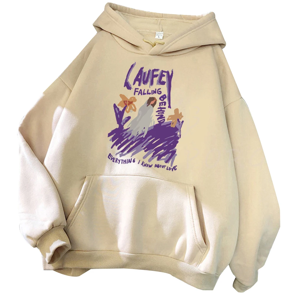 Фото Толстовка Laufey с капюшоном Laufey Music Merch Laufey Tour унисекс Harajuku толстовки с длинным рукавом №4
