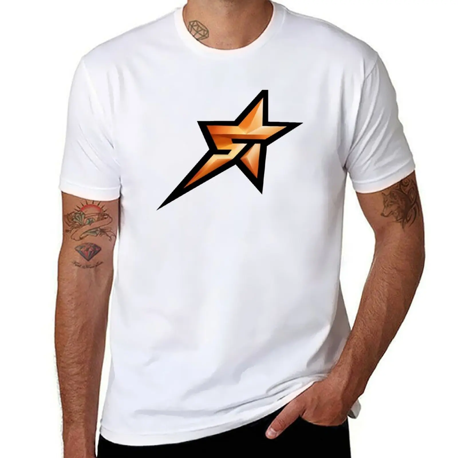 Футболка Shane Star Slugterra, мужская футболка с рисунком, мужская футболка