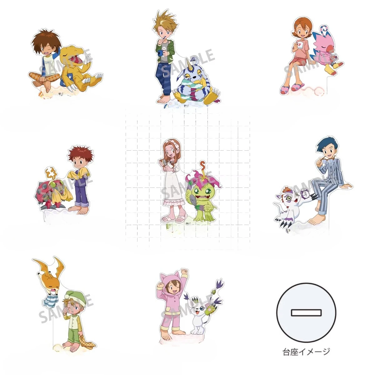 Игра Digimon Adventure акриловая подставка кукла аниме Agumon Gabumon Piyomon Tailmon Patamon Gomamon фигурка модель игрушка для косплея в подарок
