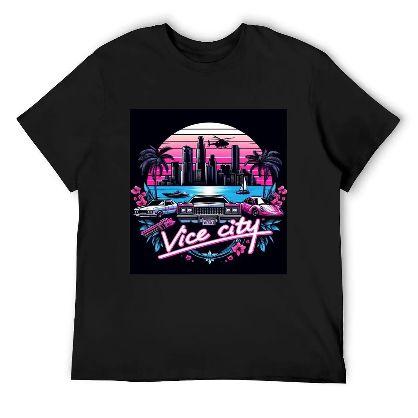 Добро пожаловать Vice City - коллекция Gta 6 GTA VI, футболка, подарки для парня, спортивные фанаты, футболки, тренировочные рубашки для мужчин