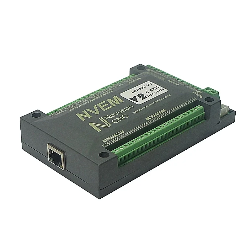 Фото NVEM Ethernet 6-осевой MACH3 Карта управления движением с ЧПУ Коммутационная плата контроллера частоты для токарных станков Фрезерные станки с ЧПУ Лазеры №2