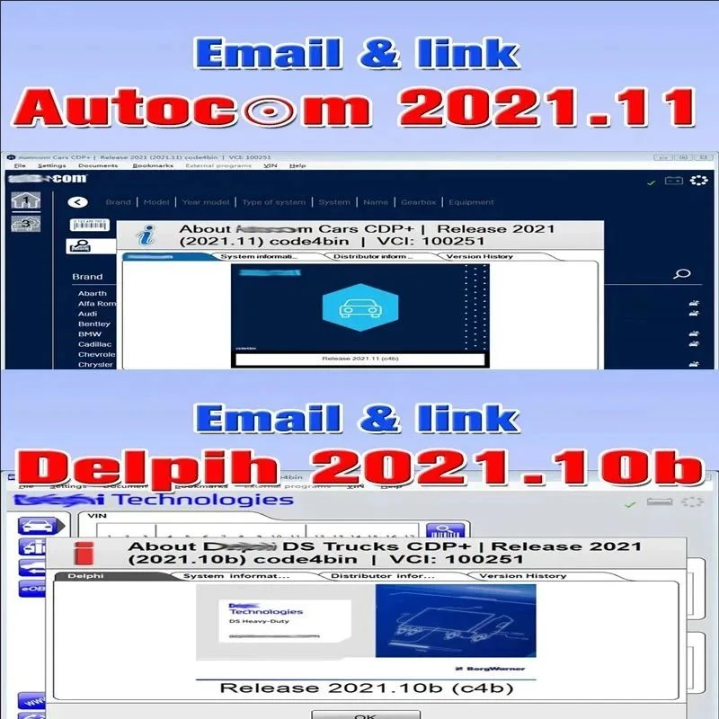 Горячий пакет программного обеспечения для диагностики авто + Com 2021.11 — Delphi 2021.10b + DS150E + бесплатный Keygen (art.: 3920ca50cd132) - 3920ca50cd132