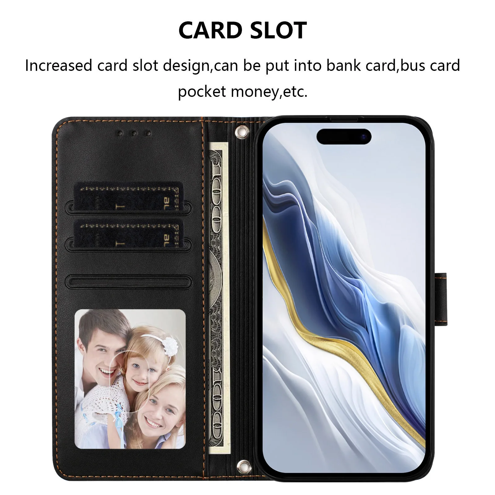 Фото Для itel S25 Ultra S24 S23 Plus S18 A90 A50C A80 4G A50 A48 A70 A05S A60 A60S A23Pro Чехол-бумажник с откидной крышкой для телефона Кожаная карта №3