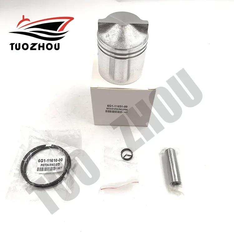 Поршень с кольцом STD 6G1-11631 6G1-11610 для Yamaha, подвесной мотор 2-тактный 6HP 8HP 6G1-11631-00 6G1-11610-00, 50 мм
