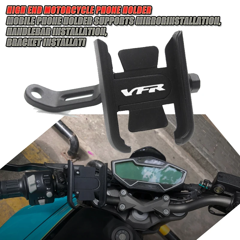 Держатель для телефона мотоцикла HONDA VFR 400 750 800 800F Fi/W1 VTEC 1200F 1200X Crosstourer 1200, держатель ручки, держатель зеркала, GPS