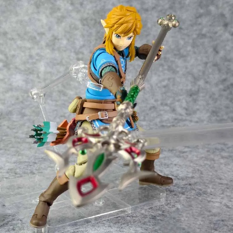 Фото Max оригинальная аниме-фигурка Figma The Legend of Zelda: Tears of the Kingdom Link, экшн-фигурки, игрушки для мальчиков/девочек №4