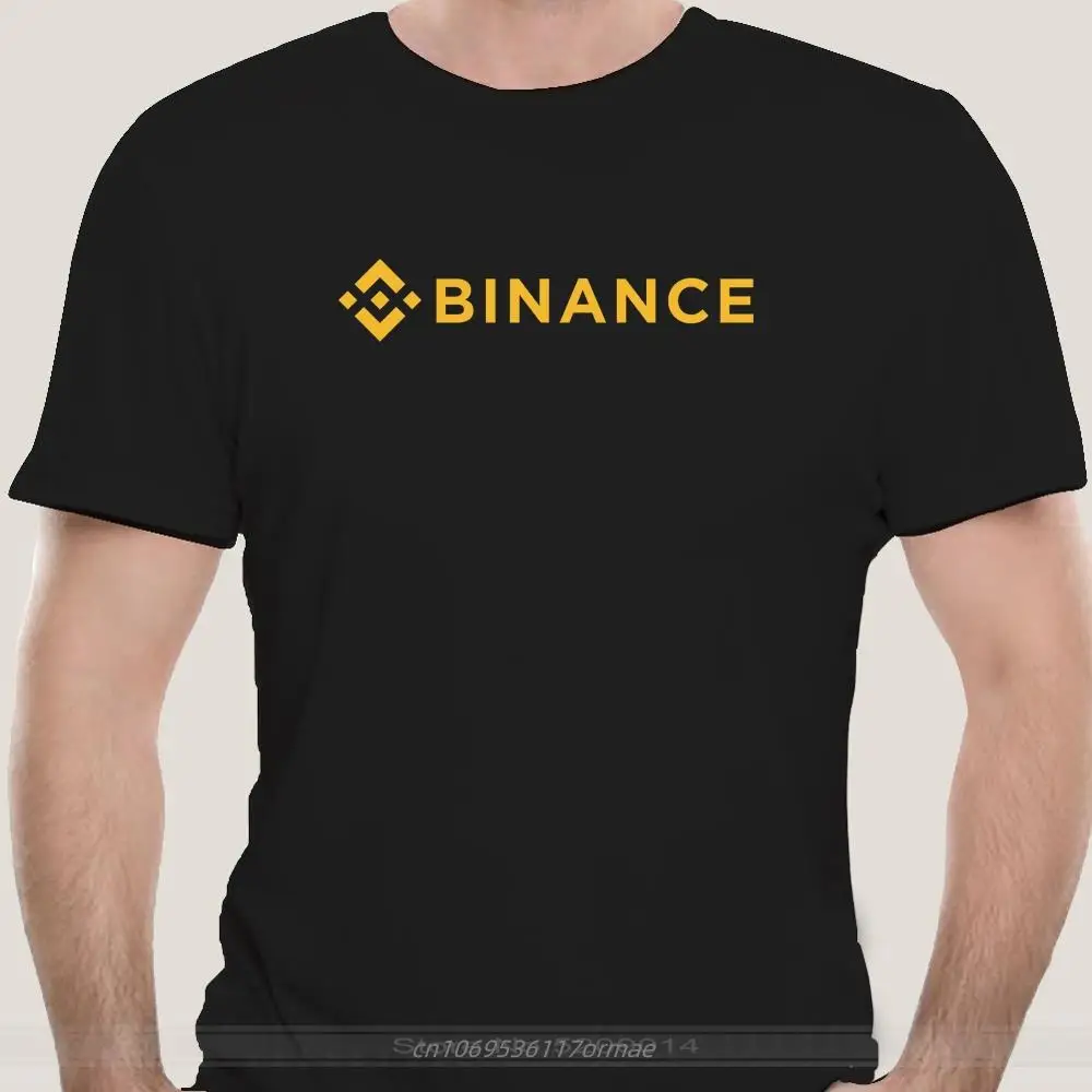 Kaus Pria Kaus Binance Lengan Pendek Kaus криптоkaus Slim Fit Kaus Atasan