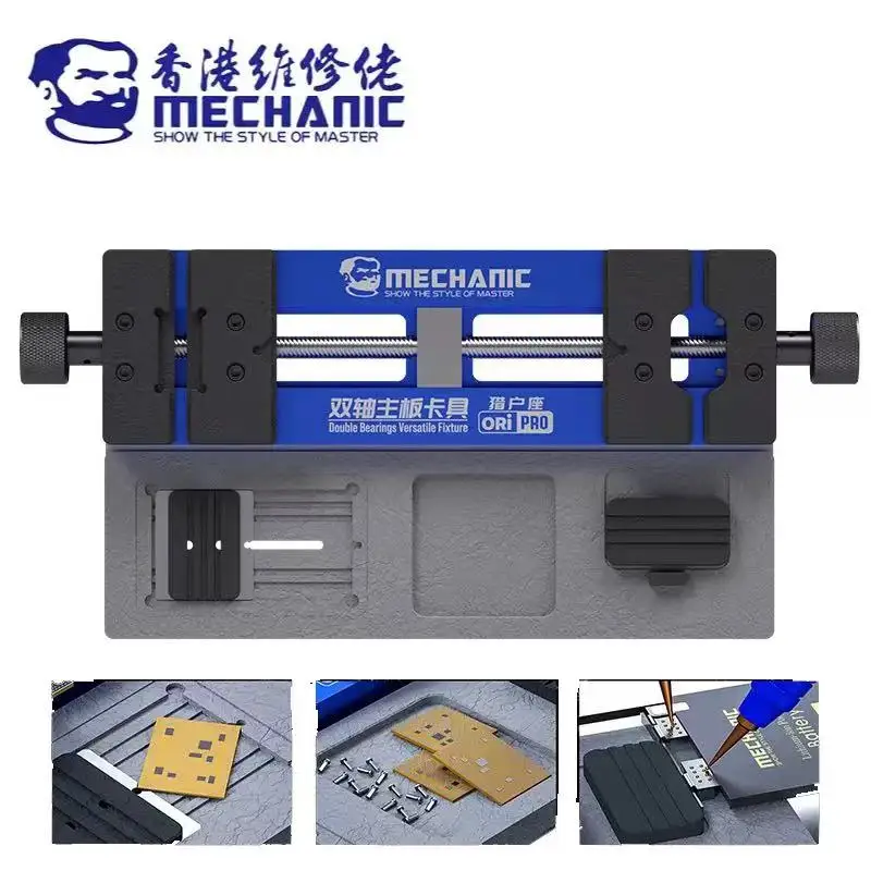 MECHANIC ORI Pro Dual Axis PCB Holder Fixture for iPhone Samsung Mobile Phone Motherboard, IC Chip Soldering Repair Tools (art.: 3920cc99d6d71) - 3920cc99d6d71