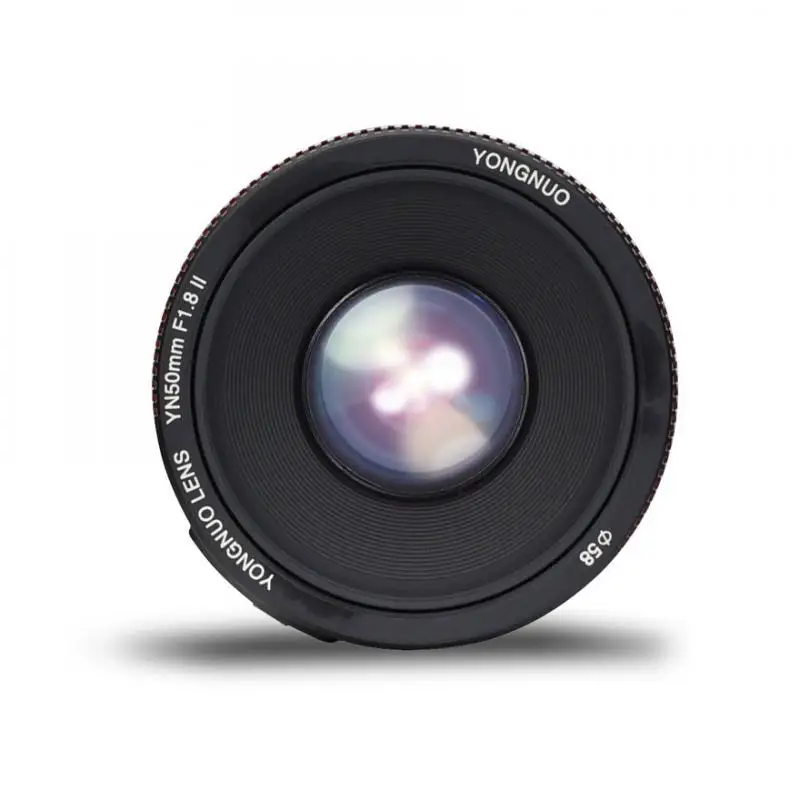 Фото YONGNUO YN50mm F1.8 II полнокадровый объектив с большой апертурой и автофокусом, небольшой объектив с эффектом Super Bokeh для Canon №5