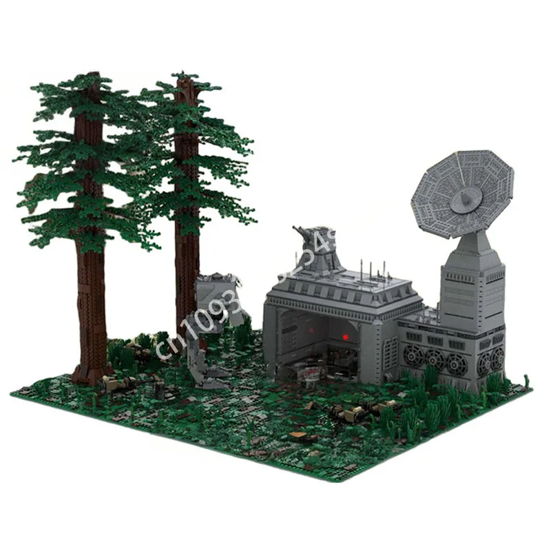 НОВЫЙ 5861 шт. Moc Star Battle SW-императорское основание, 3D модель, креативная детская строительная кирпичная игрушка, подарок на день рождения, блоки