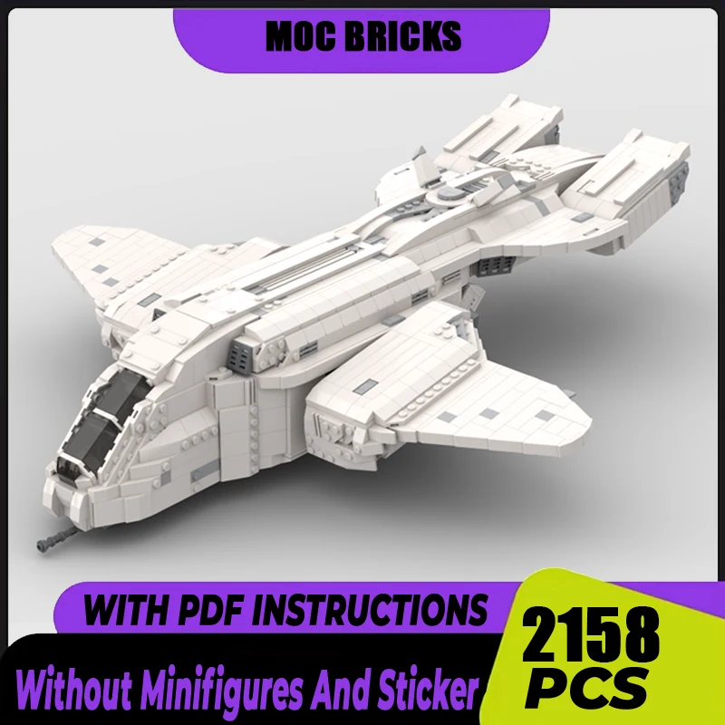 Конструктор Военная серия Moc, конструктор босс Пеликан артический, вариант технологии, истребитель, сборка, игрушки, подарки