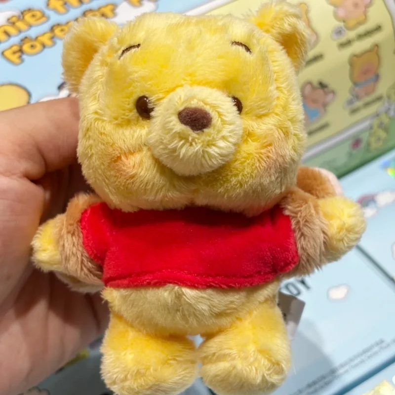 Фото Оригинальная серия Winnie The Pooh & Roo Forever Friends, слепая коробка, кавайный плюшевый кулон, загадочная коробка, аниме-фигурки, игрушки, подарки ﻿ №3