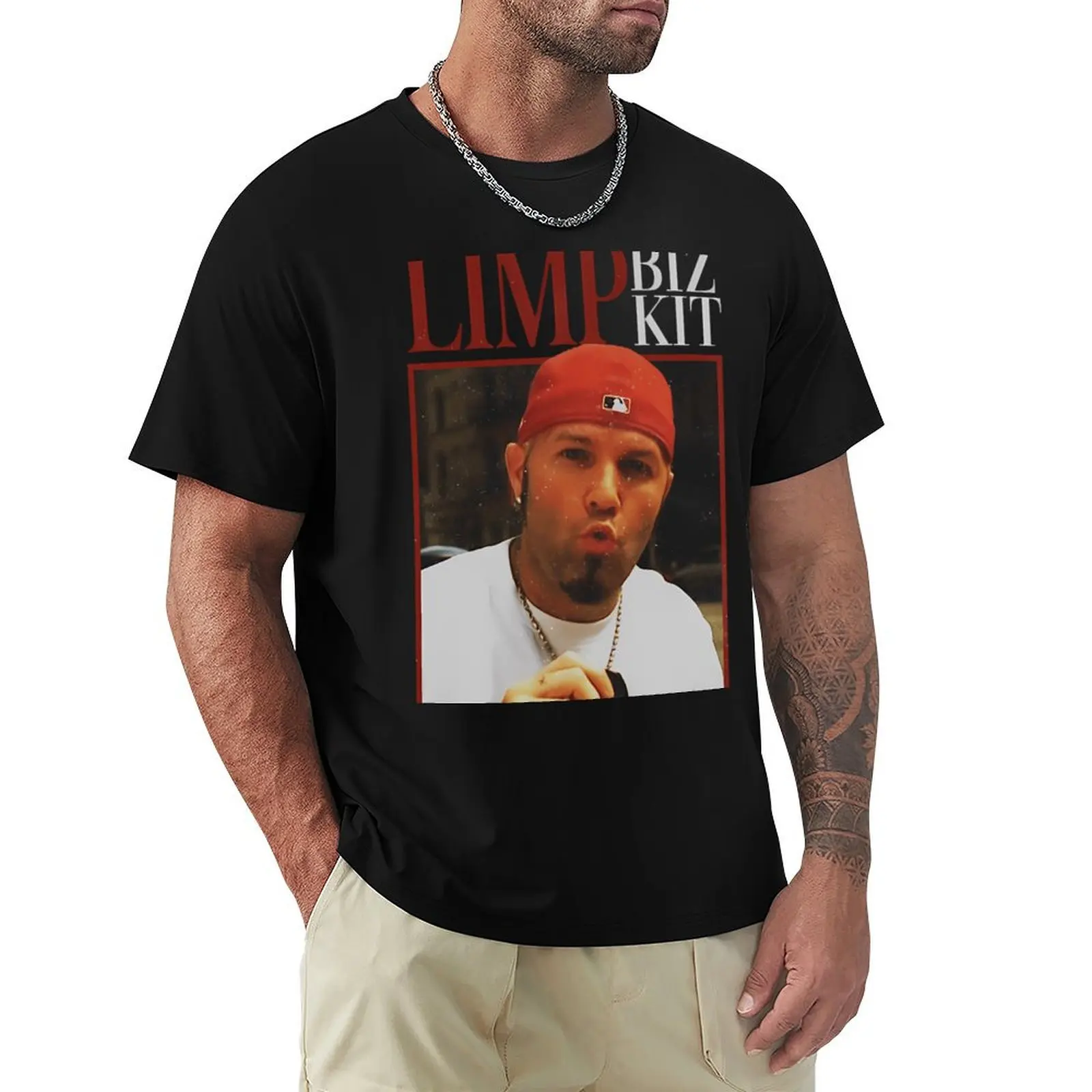 Limp bizkit - bizkit limp nu металлический limp bizkit футболка незаменимая футболка хлопковая Футболка с графическим рисунком Мужская хлопковая футболка s