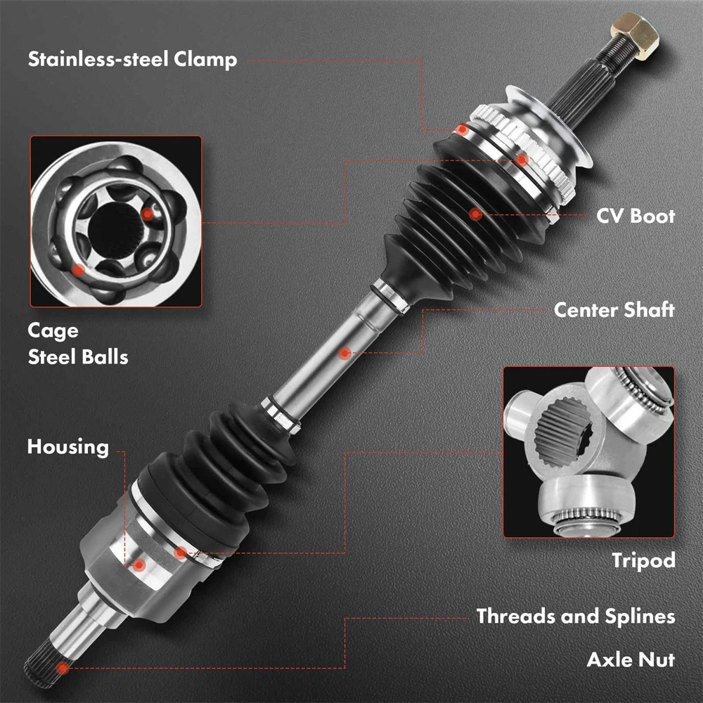 Фото Передняя левая ось ШРУС в сборе для Mercedes-Benz C217 C218 W212 W222 S550 CL550 2213301601 2213302101 2213309701   A 2183301300 №5