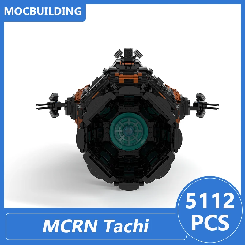MCRN Tachi Corvette-class Light Frigate ECF-270 Модель MOC Строительные блоки DIY Сборка кирпичей Космические креативные игрушки Подарки 5112 шт.