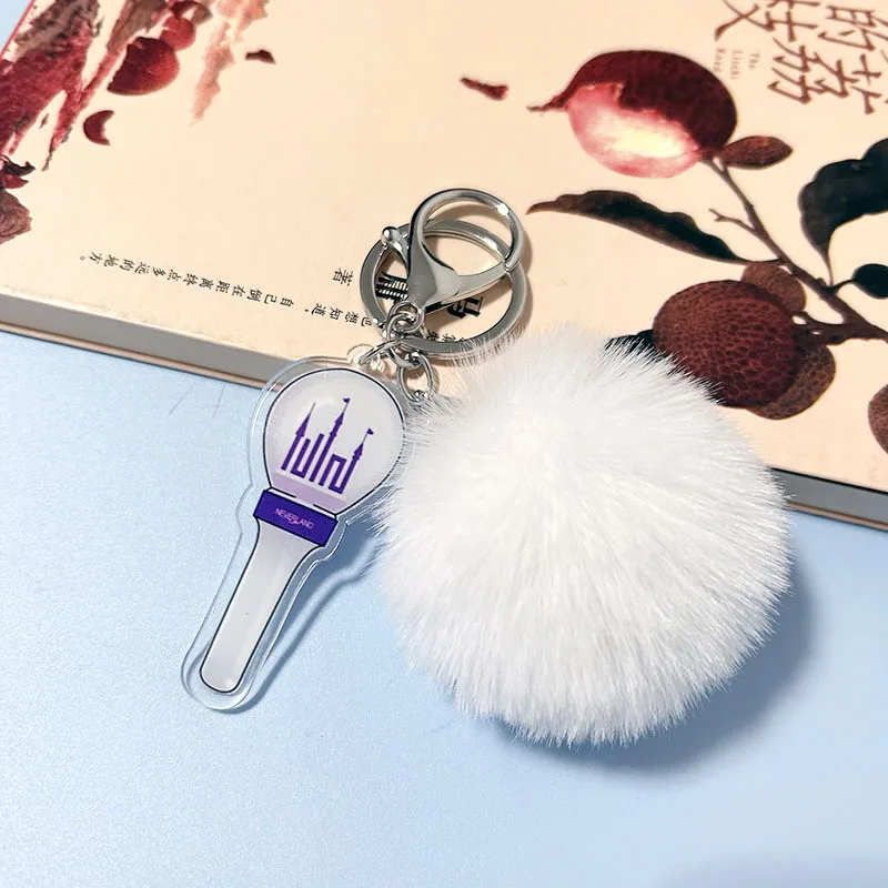 Фото Kpop плюшевый кулон-брелок ATEEZ ASTRO IU GIDLE брелок для ключей Lightstick Fans Collection №5