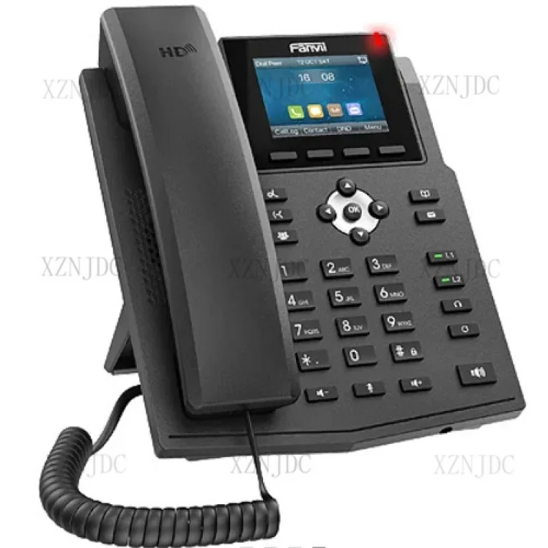 Уровень входа 2,4-дюймовый цветной экран Fanvil X3SW Voip Products Wi-Fi 4-линейный IP-телефон для офисного терминала вызова (art.: 3920cf2b03b01) - 3920cf2b03b01