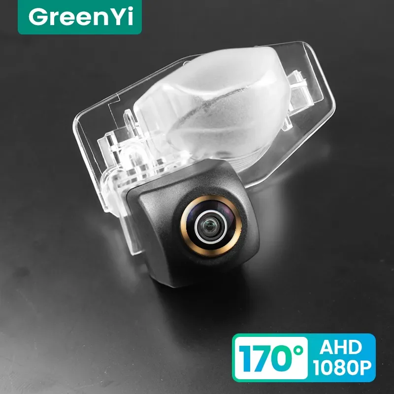 GreenYi 170 ° HD 1080P Автомобильная камера заднего вида для Honda CRV Odyssey Accord Crosstour FR-V Fit Jazz HRV CRZ CRX Night Vision Reverse Reversing 4 pin автомобильная парковка AHD