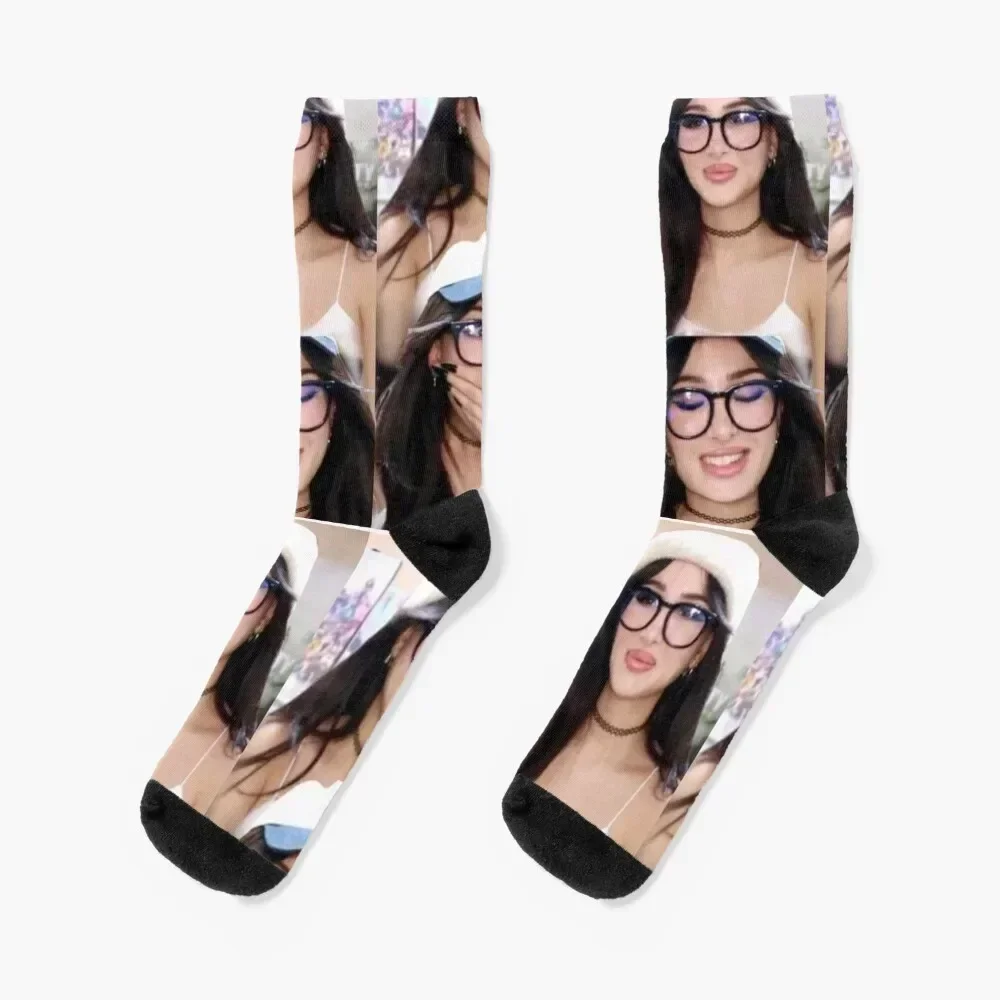 Носки Sssniperwolf с коллажем, детские рождественские подарки, мужские носки, женские