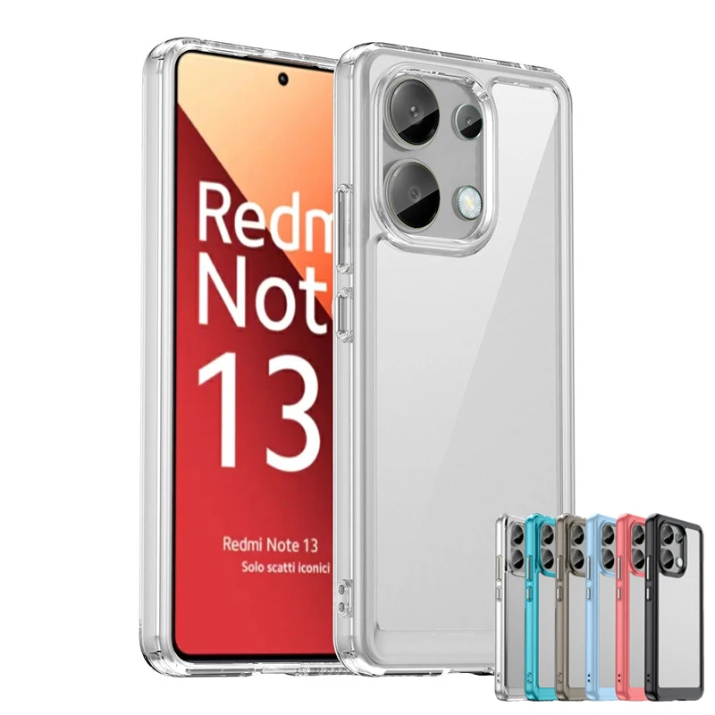 Для Xiaomi Redmi Note 13 4G чехол Xiaomi Redmi Note 13 Pro Plus 5G противоударный Жесткий ПК ТПУ силиконовый защитный чехол для телефона