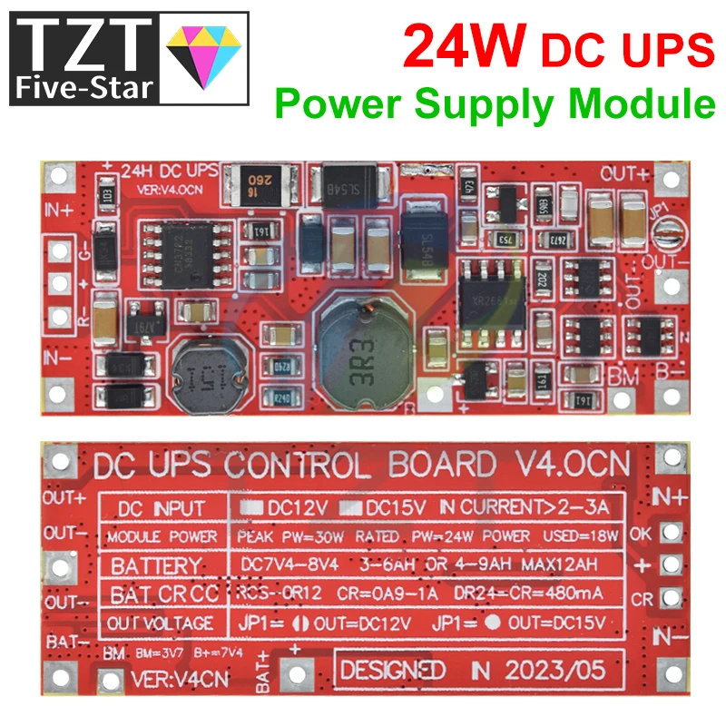 Модуль источника питания TZT DC 12 В/15 в 24 Вт 1 А