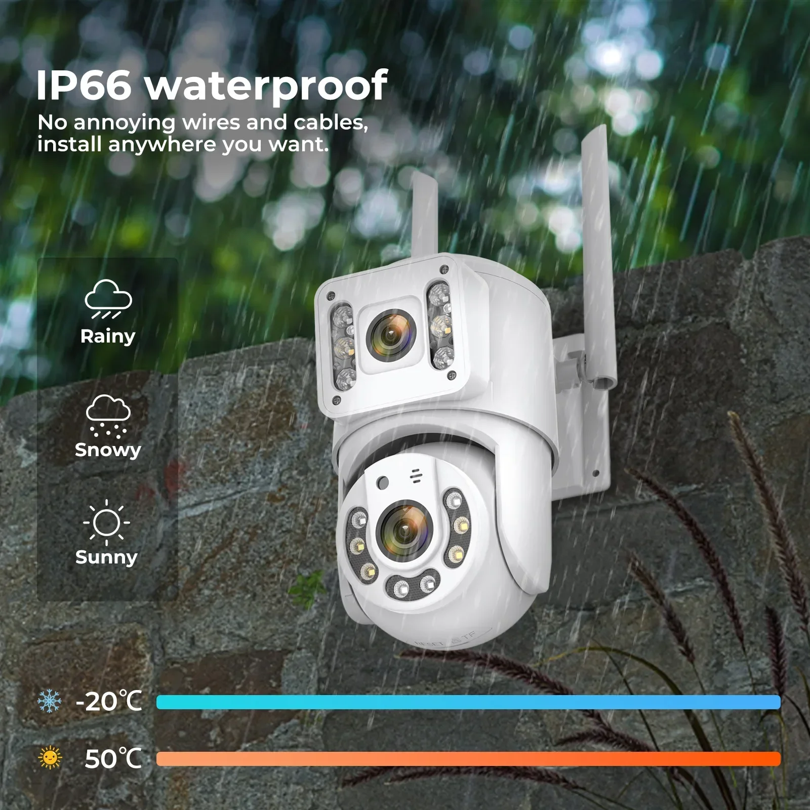 Фото IP-камера видеонаблюдения, 8 Мп, 4K, Wi-Fi, PTZ №5