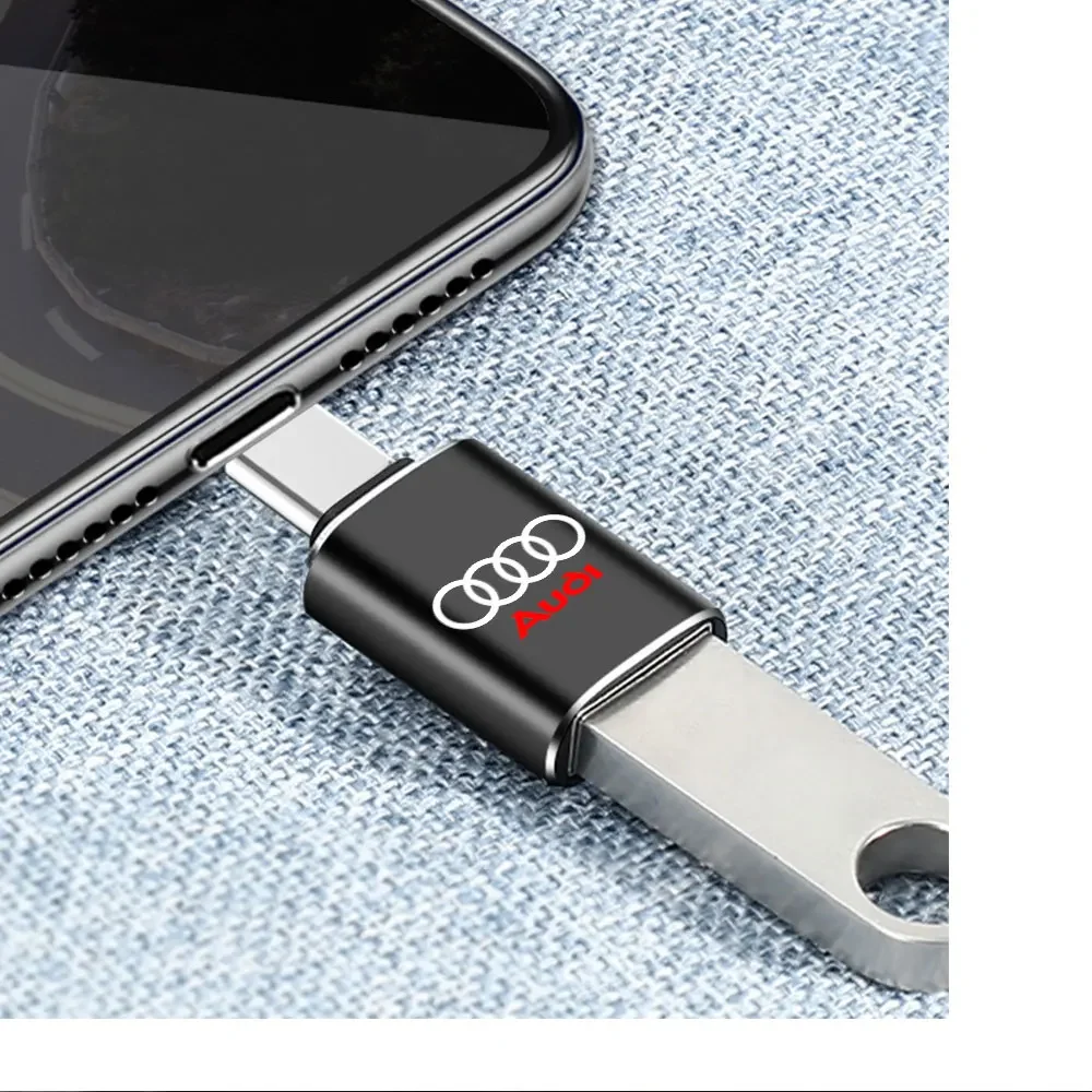 Фото Адаптер Hot OTG Type C к USB 3.0, мини-конвертер, кабель для зарядки телефона, зарядное устройство для Audi Sline TT 8J A1 A3 A4 B5 B6 B7 A5 A6 №4