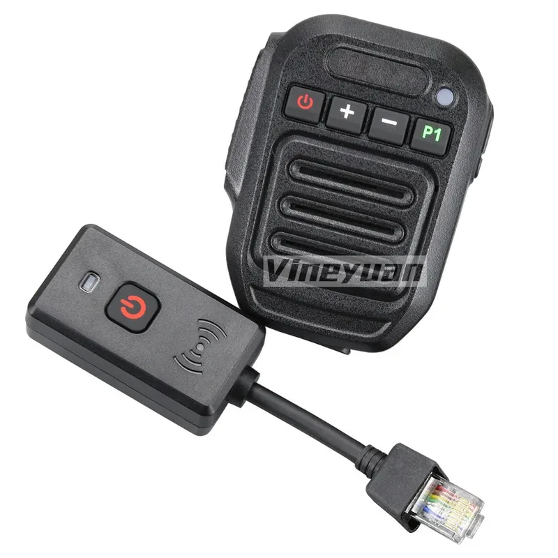 Фото K8 Bluetooth беспроводной мобильный автомобильный радиоприемник с микрофоном для IC-2720 IC-2200H IC-2100H IC-2300H IC-2730E IC-2800H IC-208H №4