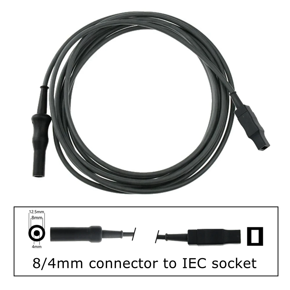 ESU-007A многоразовый монопольный кабель с щипцами 8/4 мм, разъем Iec, однополярный лапароскопический монопольный Кабельный соединитель, оборудование