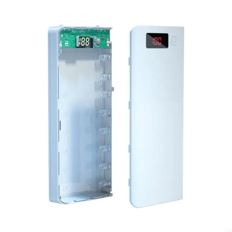 Фото 77JD 8x18650 PowerBank для хранения заряда батареи для корпуса для оболочки для заряда LCD №3