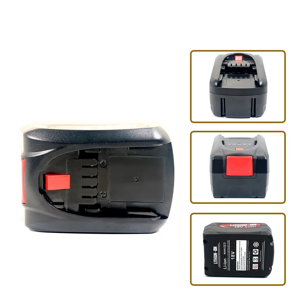 Фото Для Bosch 18650 18 В 6,0 Ач литий-ионный аккумулятор Замена для AL1810CV AL1815CV PBA PST PSB PSR электроинструменты №4