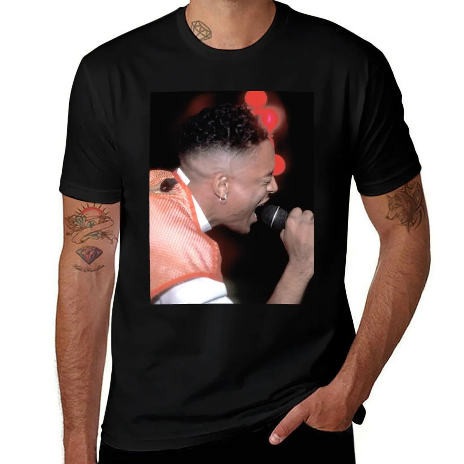 Shai - Photograph T-Shirt anime shirt funny gifts graphic t shirt vintage plain white t shirts men