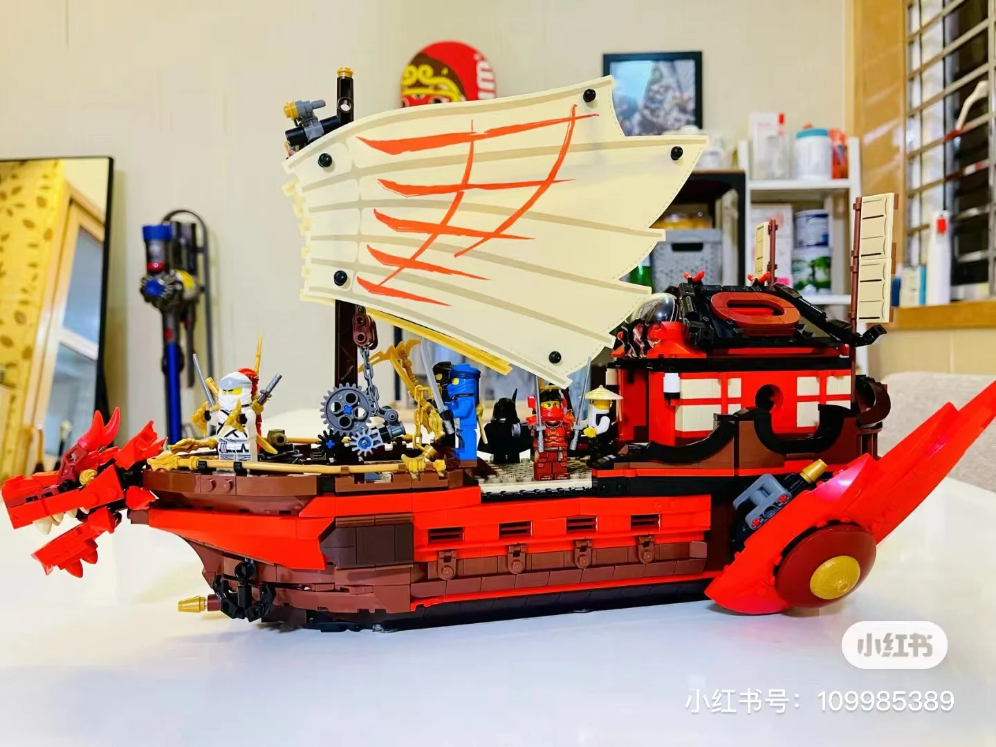 DIY ниндзя Fate Bounty Ship совместим с 71705 строительными блоками и образовательными персонажами детские игрушки и подарки персонажей