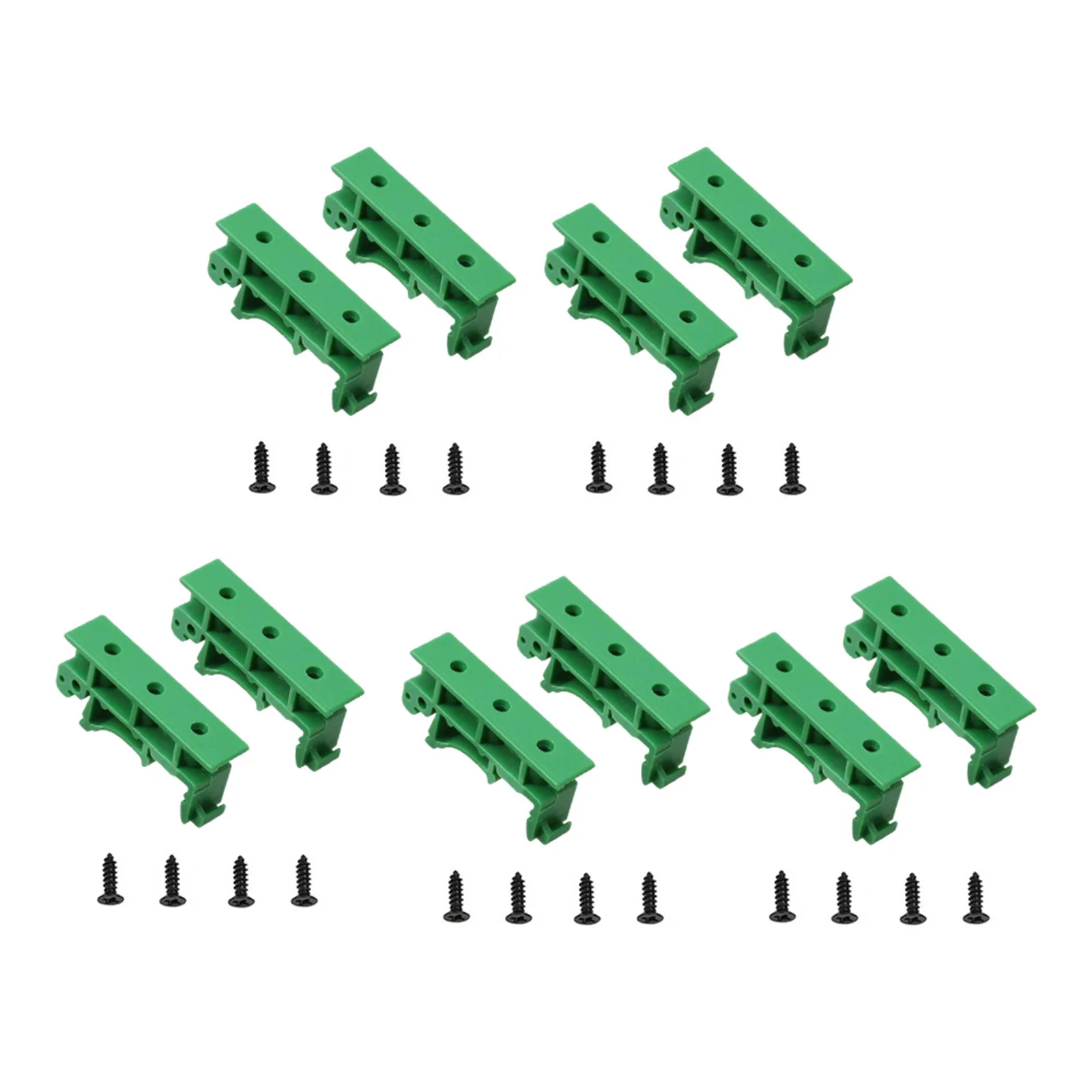 Фото Высококачественный держатель планки PCB DIN C45 для монтажа печатной платы (5 наборов) №3