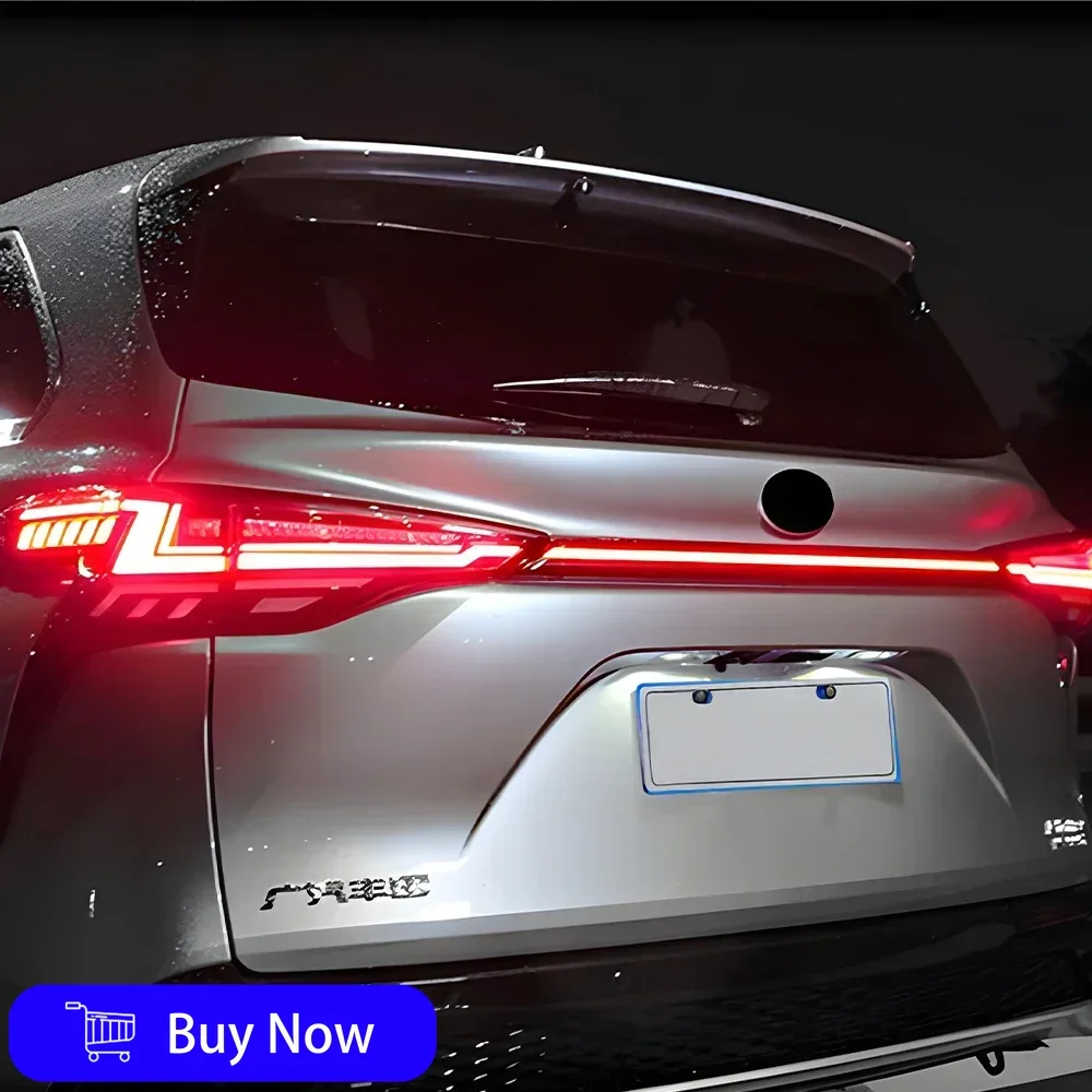 Фото Для Toyota Sienna 2021-2024 автомобильные задние фонари в сборе, светодиодные автоматические задние фонари, новое обновление, противотуманный тормоз, указатель поворота, аксессуары №4
