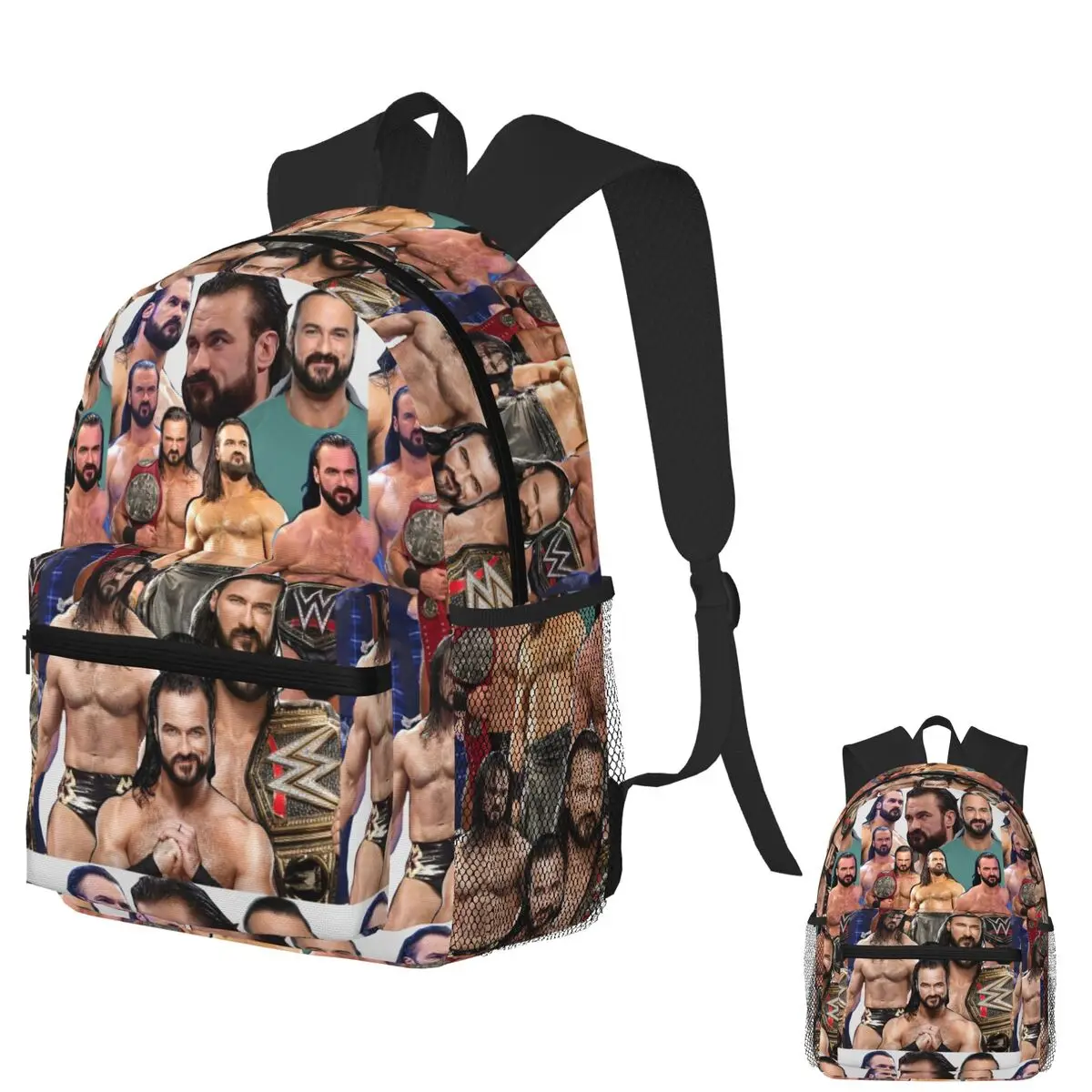 Профессиональный студенческий рюкзак Wrestler Drew McIntyre, школьная сумка, походный дорожный рюкзак для мальчиков и девочек, сумка для книг, сумки на плечо