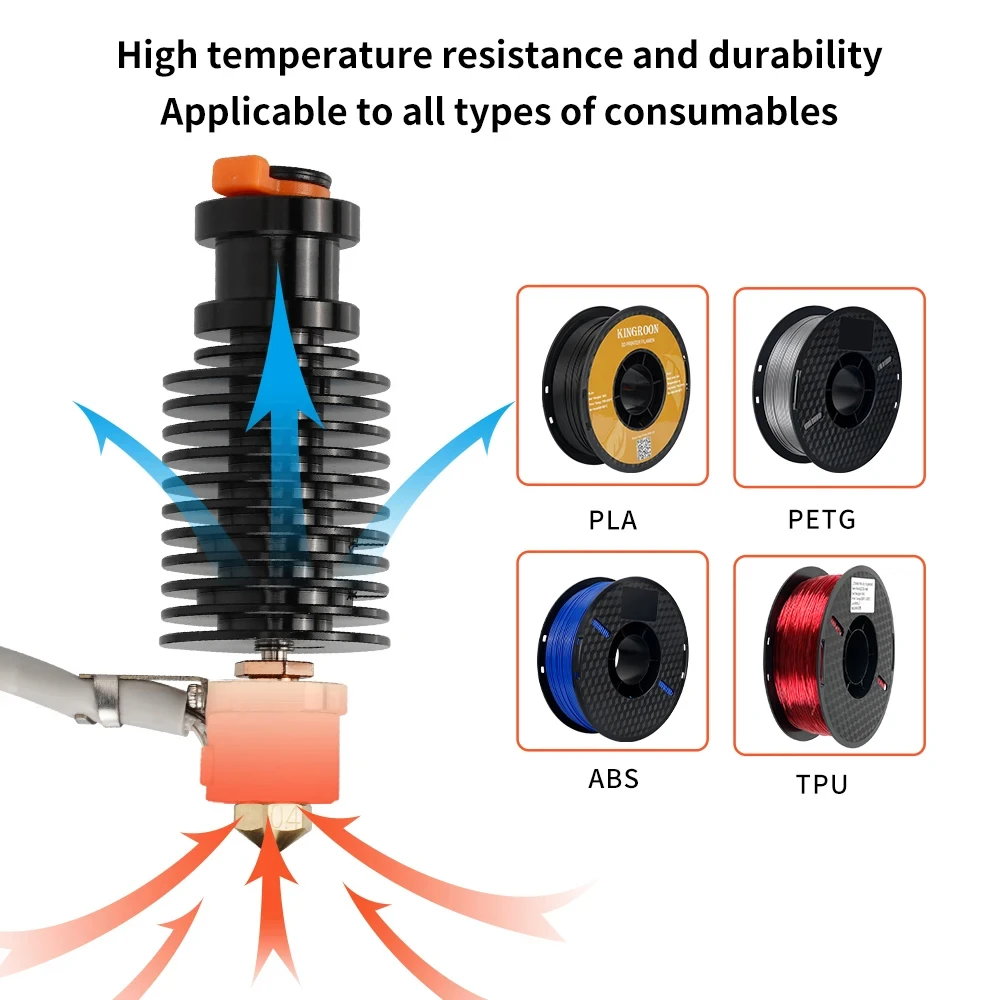 24 В 50 Вт Hot End V6 Hotend для 3D-принтера Voron 2,4, керамическая печатающая головка с нагревательным сердечником для Voron Prusa I3 Ender 3 CR10 MK3S