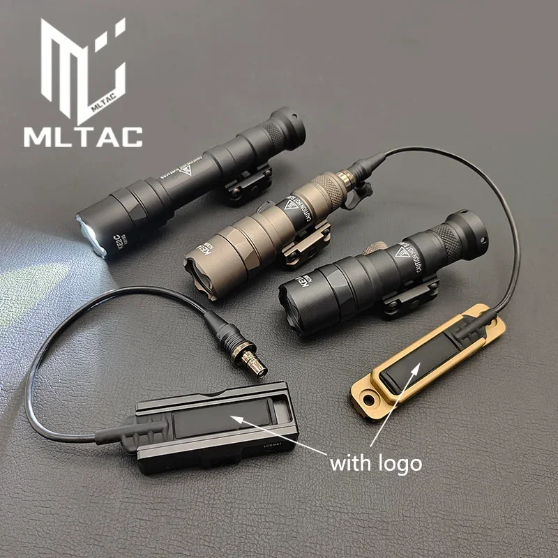 Тактический SF M300B M600B фонарик для страйкбола Scout Light с переключателем, защитный слот для карты, дистанционный переключатель давления для направляющей MLOK 20 мм