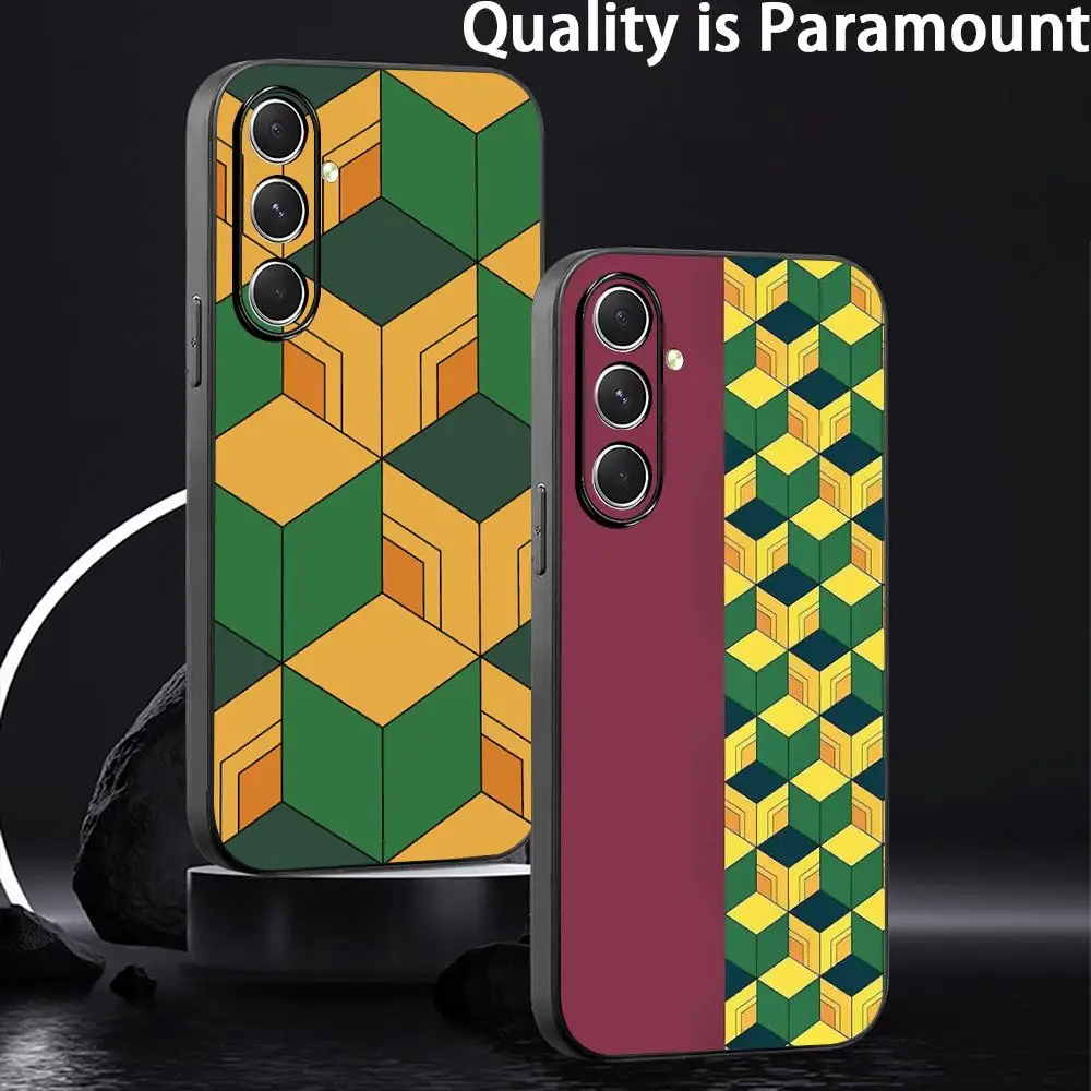 Костюм убийцы демонов, модный дизайн, чехол для телефона для Samsung Galaxy S25 S24 S23 S22 S21 S20 Plus Ultra Note20, мягкий черный