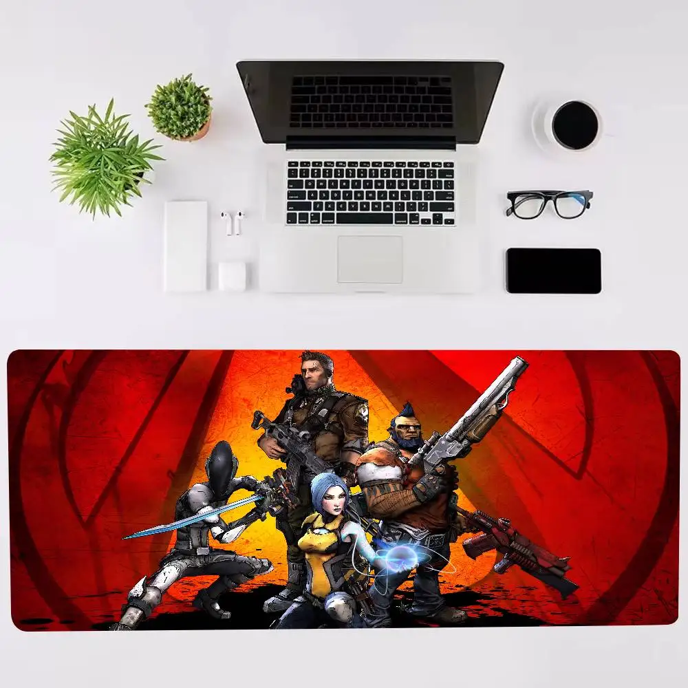 Фото Коврик для мыши Game B-Borderlands, большой игровой коврик для мыши, утолщенный коврик для компьютерной клавиатуры LockEdge, настольный коврик №3