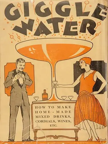 1p, винтажная направляющая для смешанных напитков Giggle Water, репродукция, стальная вывеска, декор для бара