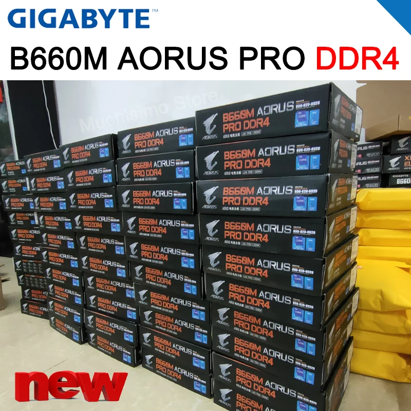 Фото Материнская плата GIGABYTE B660M AORUS PRO DDR4, материнская плата B660 DDR4 PCI-E 4,0 M.2 128G с поддержкой разъема 12 Gen LGA 1700, игровая материнская плата №5